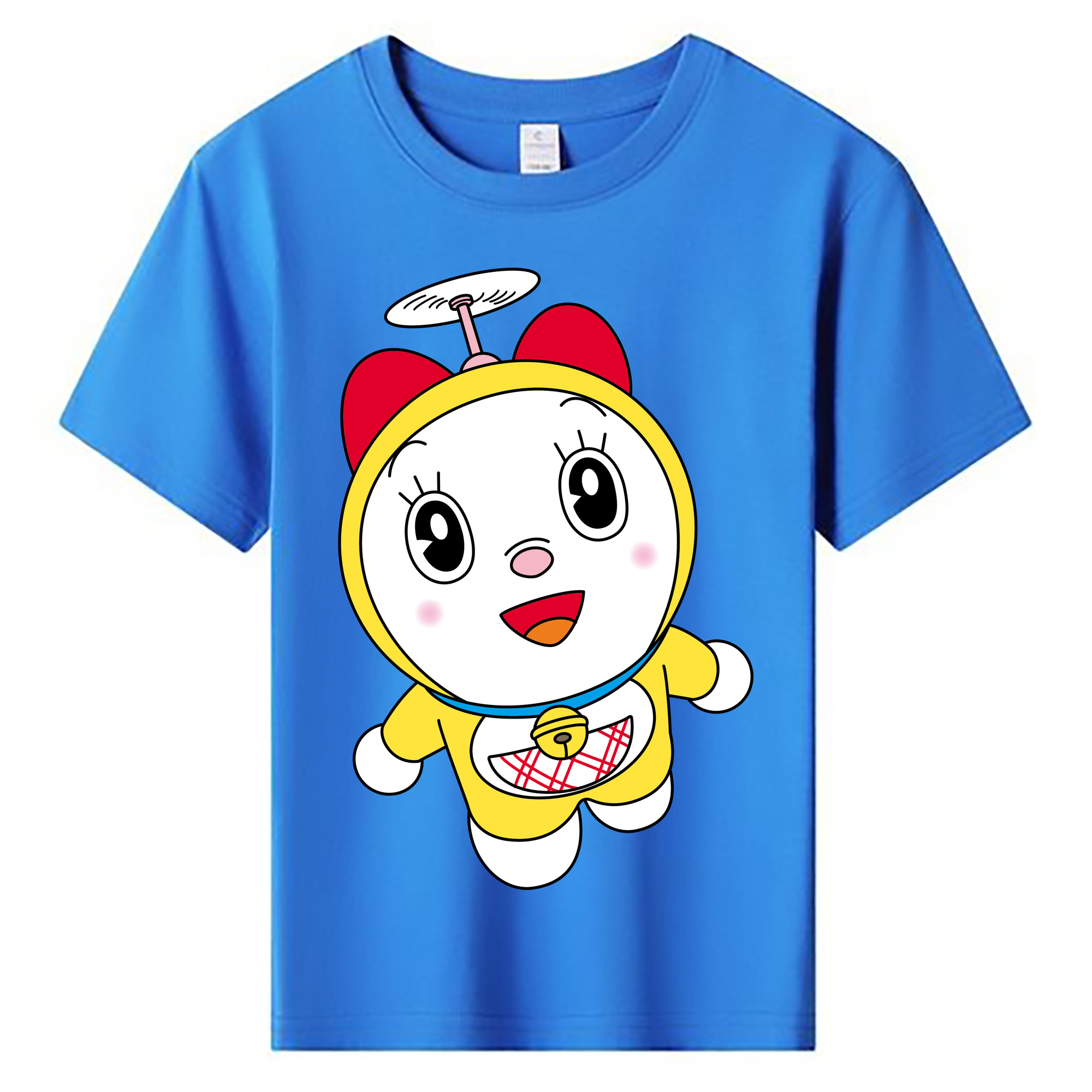 （画像用） ドラえもん ドラミ Doraemon Dorami 綿100％キッズTシャツ（フロントプリント）